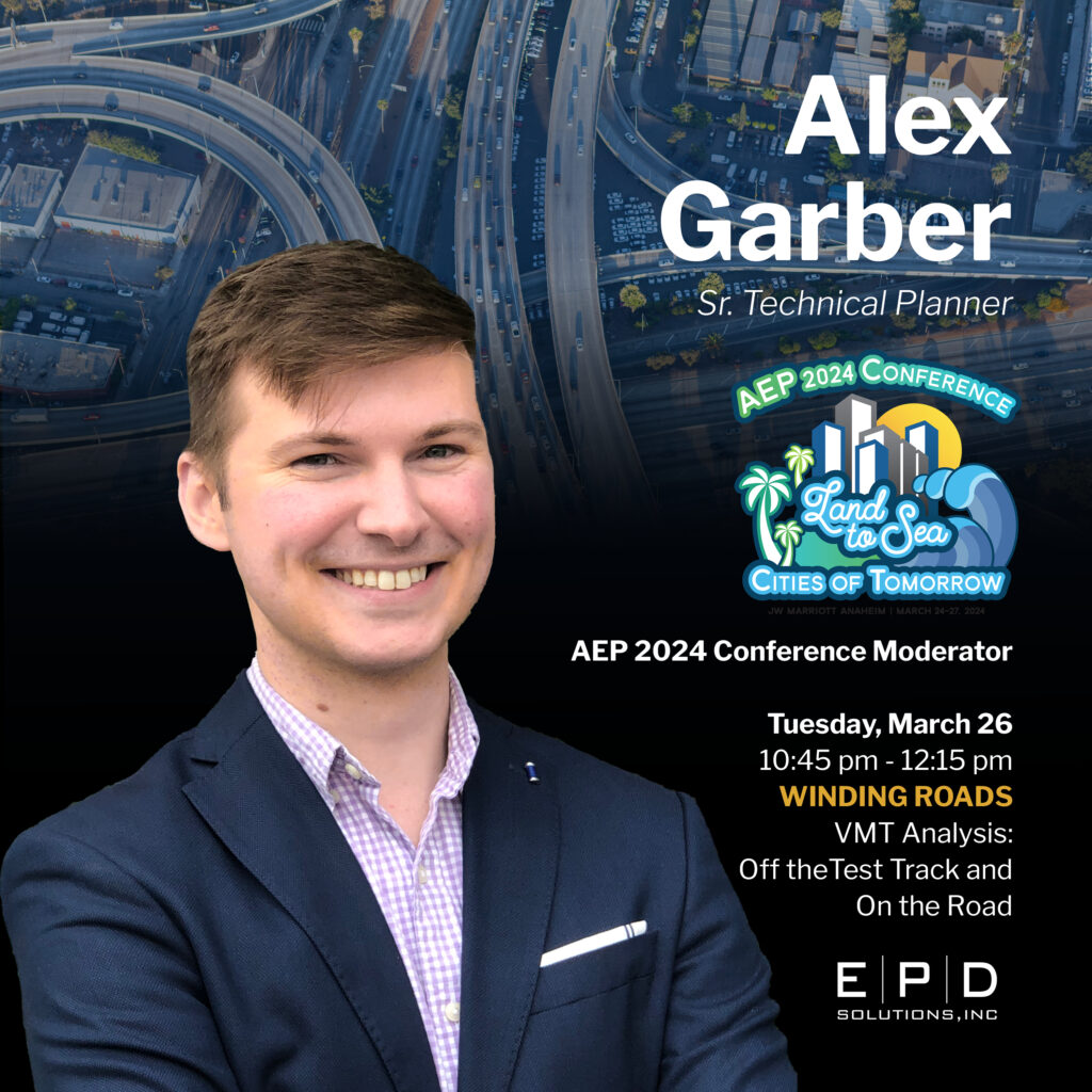 Sr. Technical Planner Alex J. Garber will be moderating the VMT
