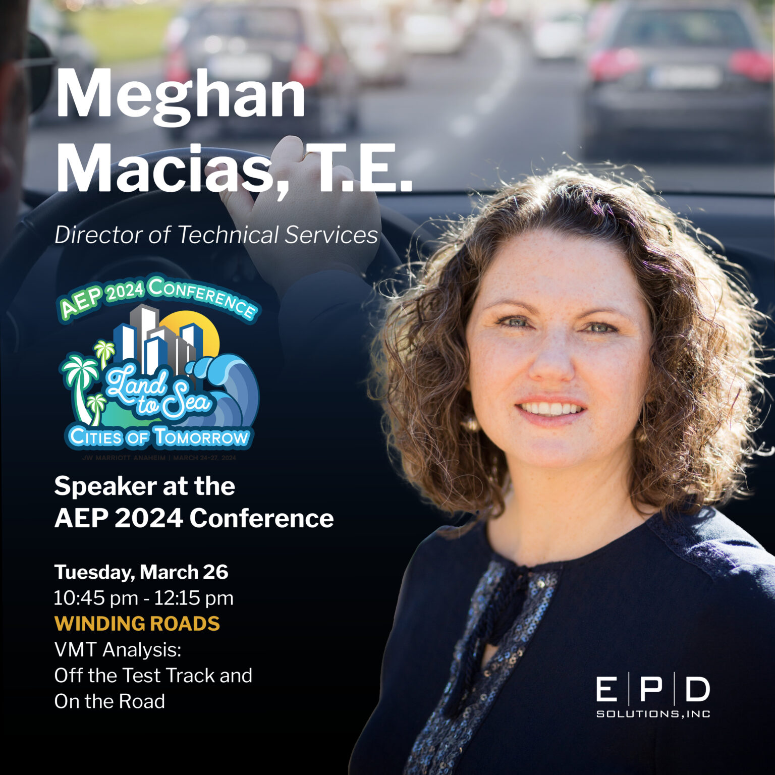 Meghan Macias, T.E., will be a speaker at the AEP 2024 Conference